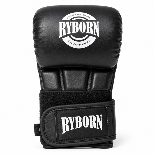 Gants MMA Ryborn Pro Noir — Enfant / Adulte