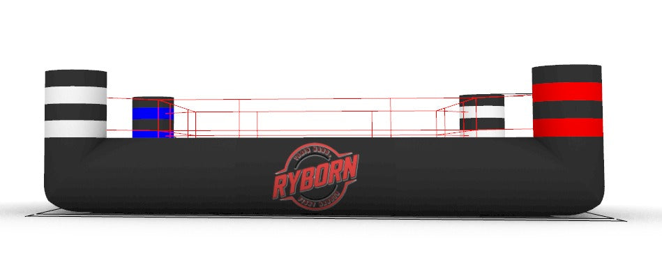 ring de boxe gonflable