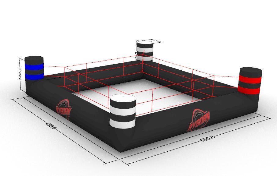 ring de boxe gonflable